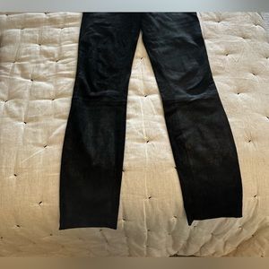 Helmet Lang leather leggings